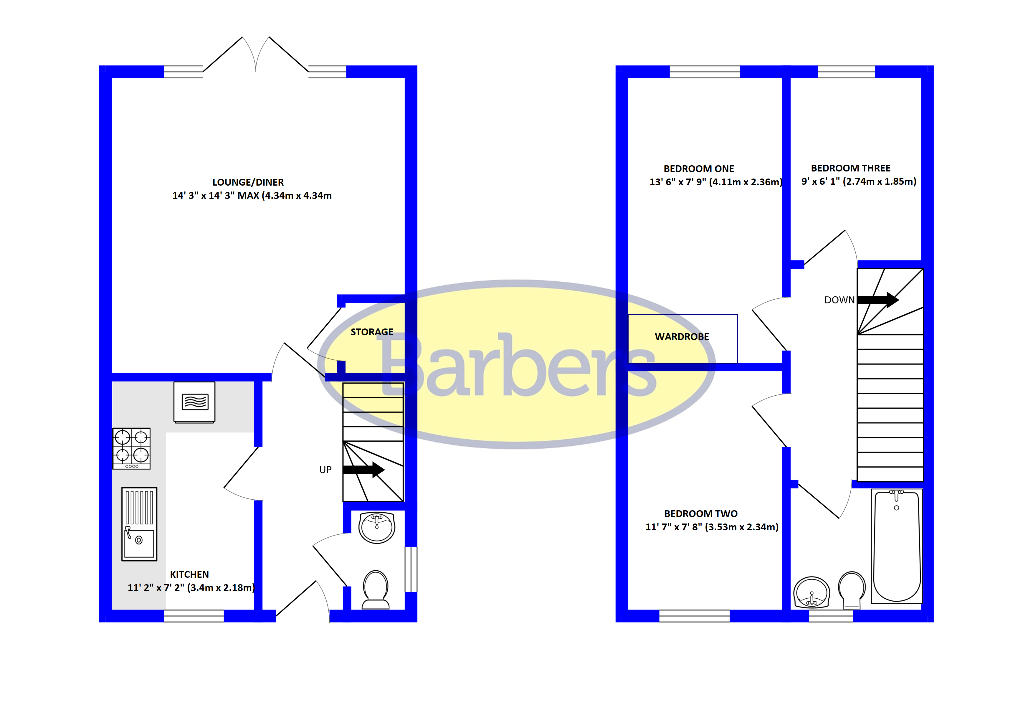 3, Shaw Bank Place, Crewe floorplan