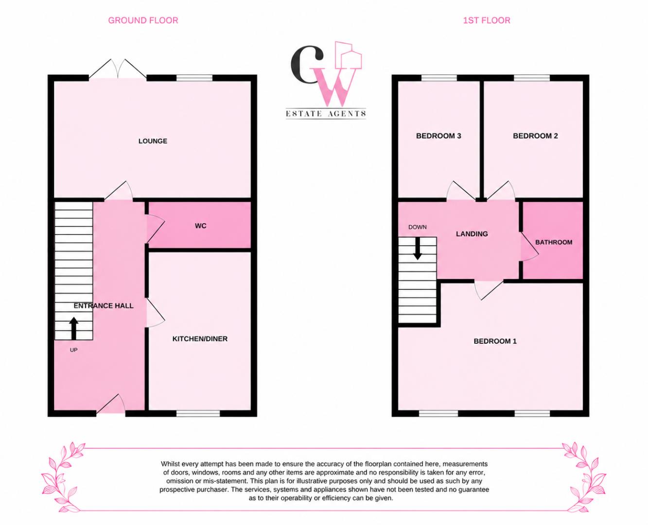 21, Noutch Close, Winsford floorplan