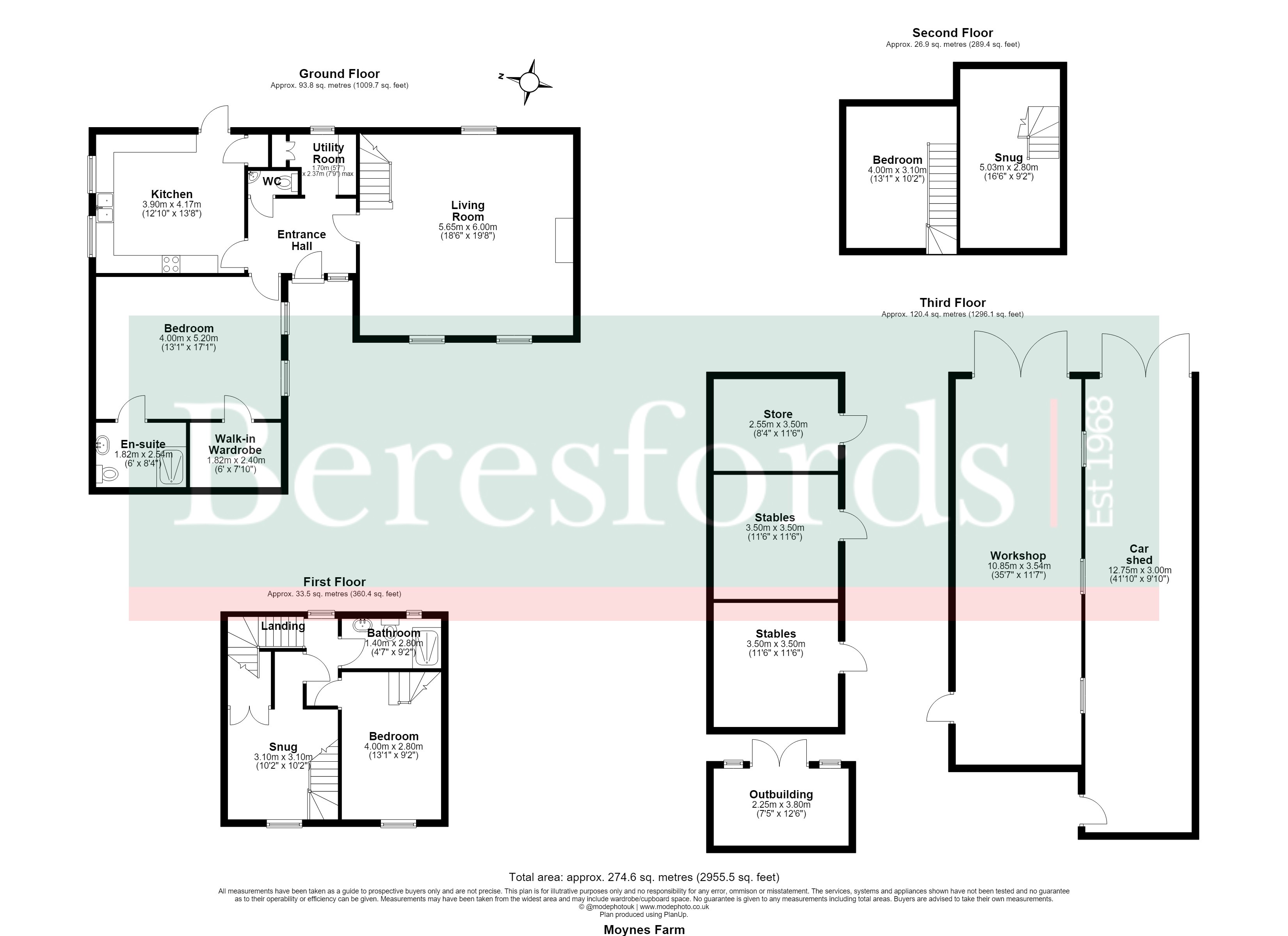 The Barn, Moynes Farm,, Southminster Road, Southminster floorplan