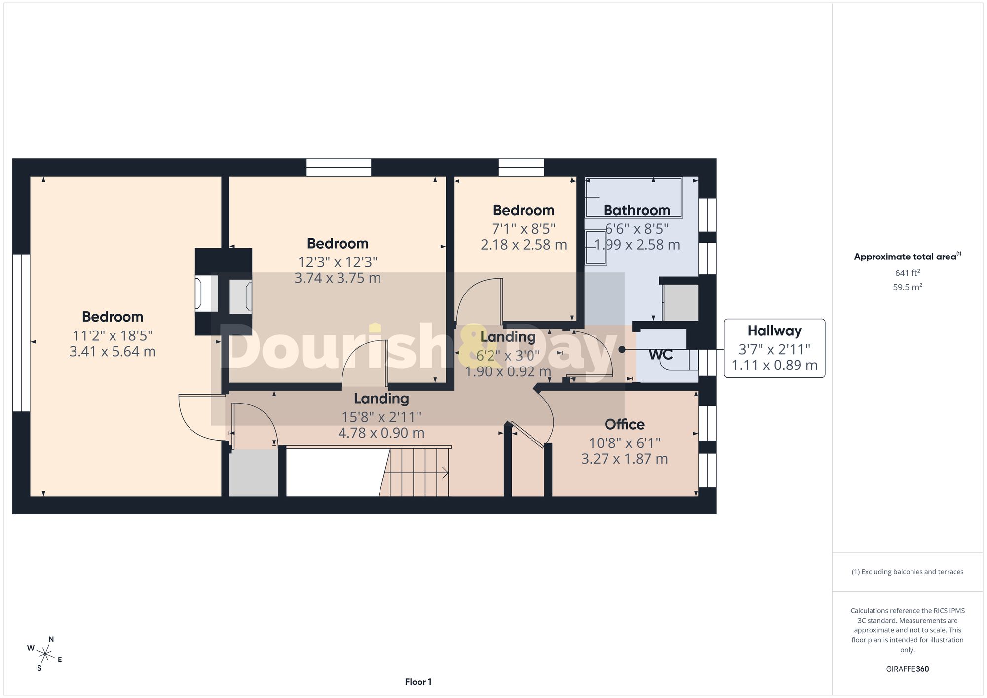 1 Beechcroft Avenue, Stafford floorplan