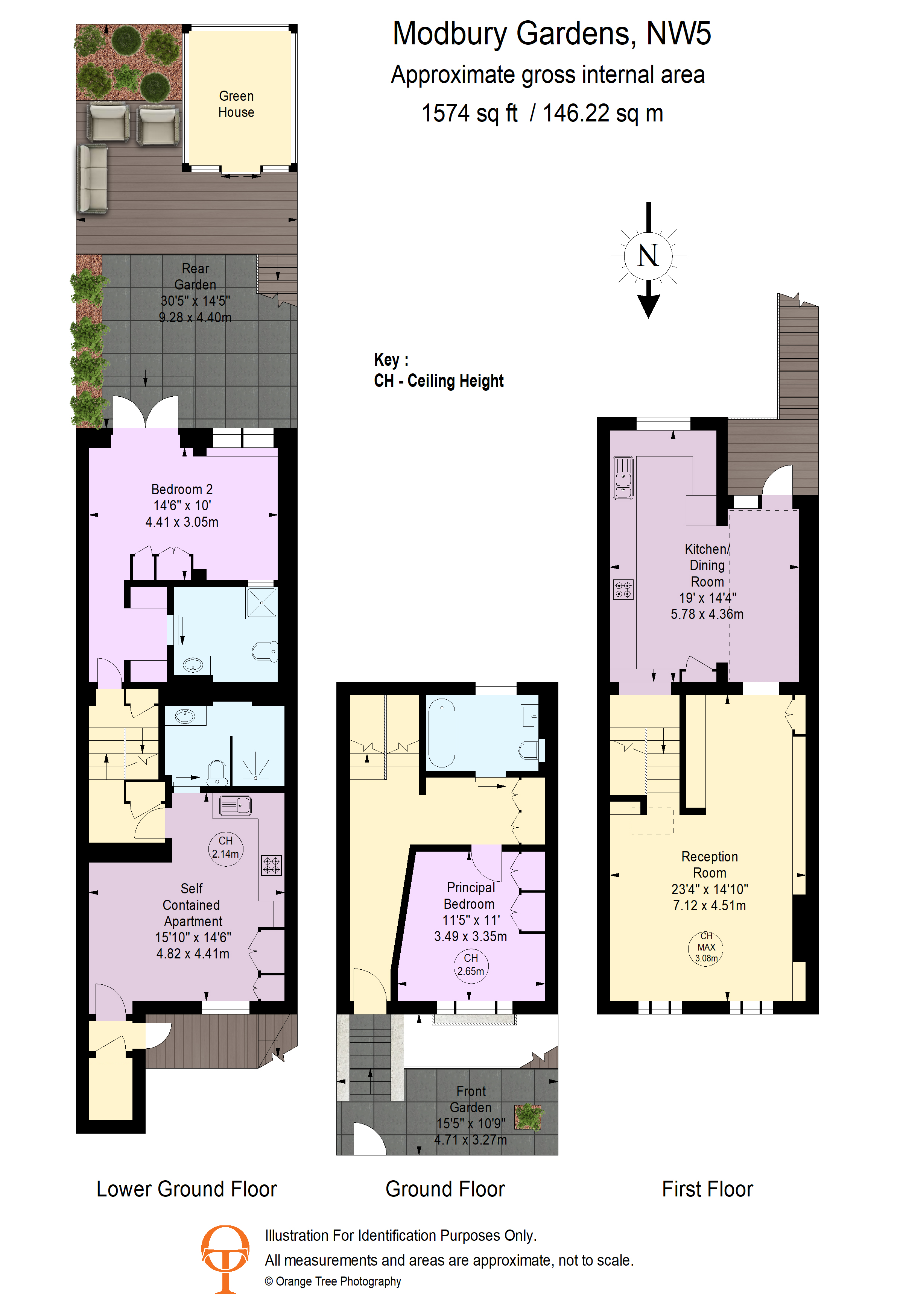 Lilac House, 2, Modbury Gardens, London floorplan