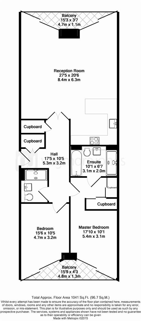 180, Three Riverlight Quay, London floorplan