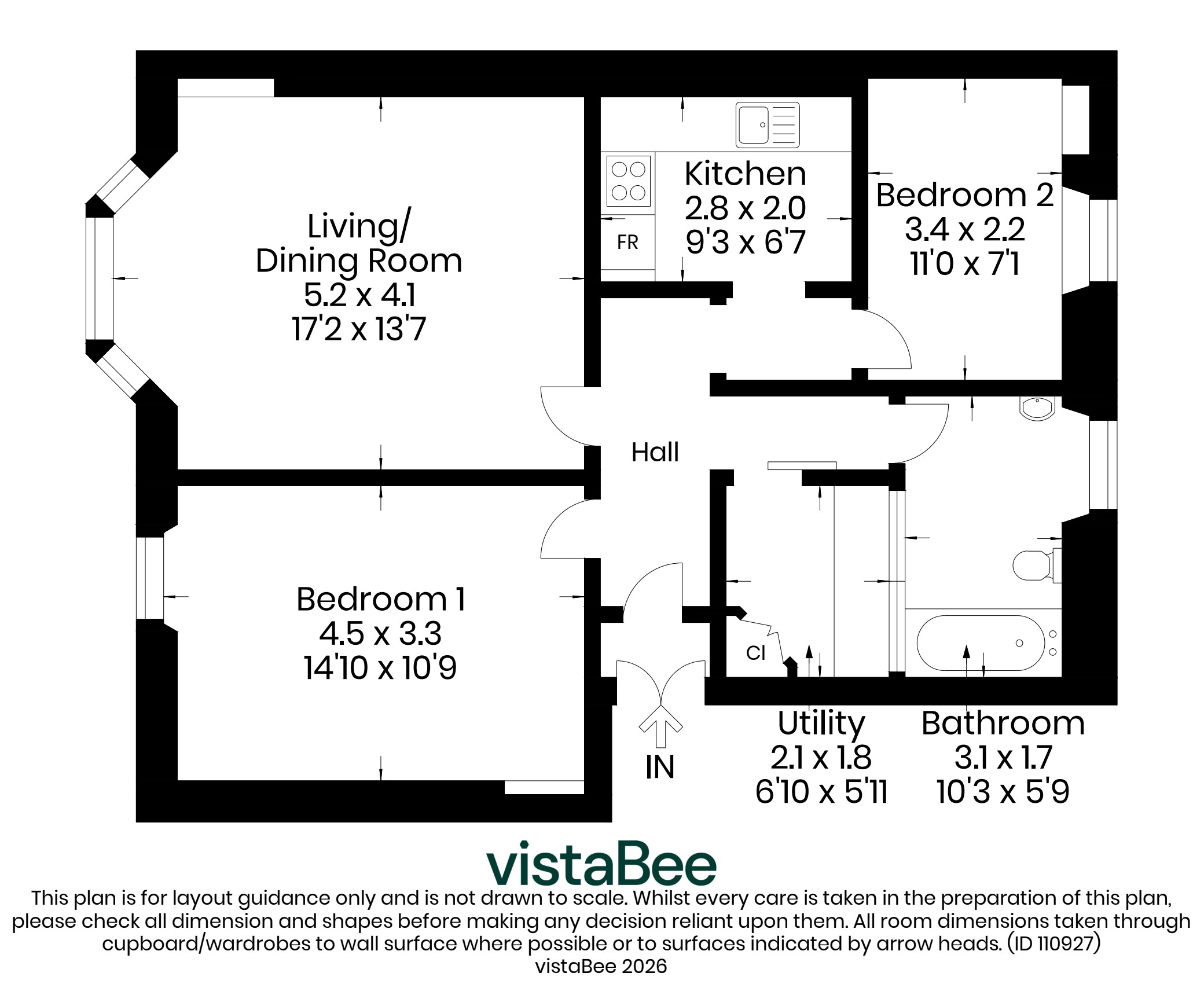 Flat 1, 252, High Street, South Ayrshire floorplan