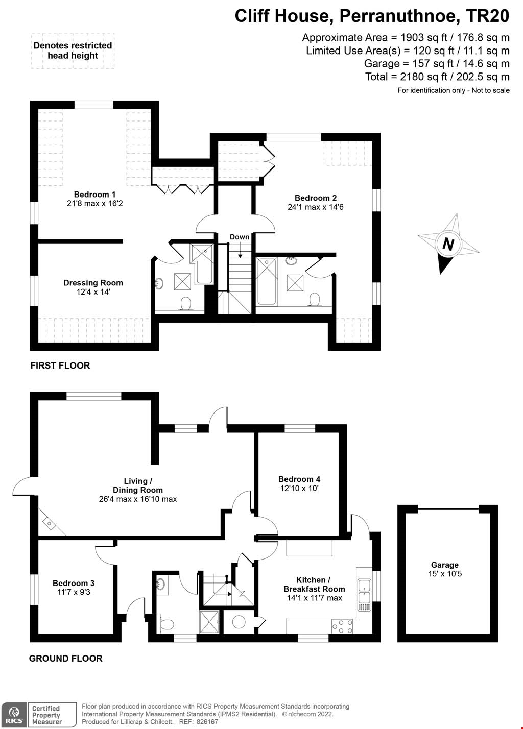 Cliff House, Penzance floorplan