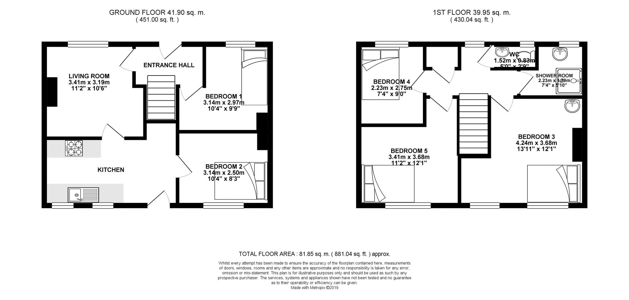 7 Barcombe Road, Brighton floorplan
