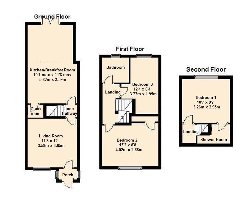 3 Bedrooms Terraced house for sale in Otford Road, Sevenoaks TN14