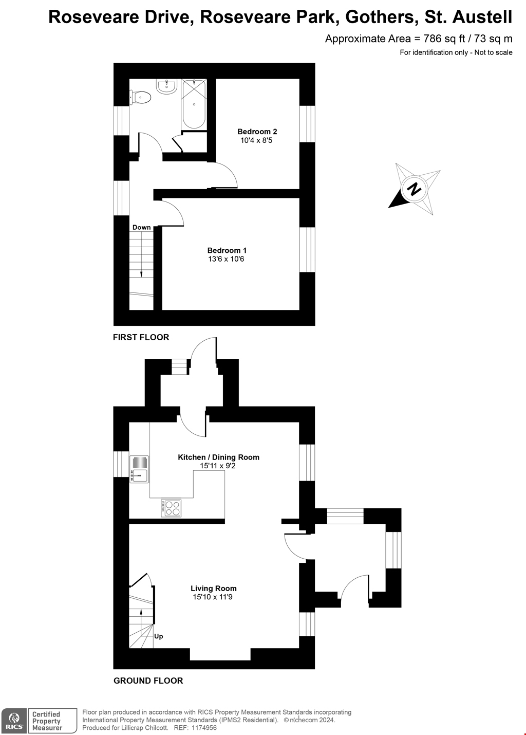 Fuchsia Cottage, St. Austell floorplan