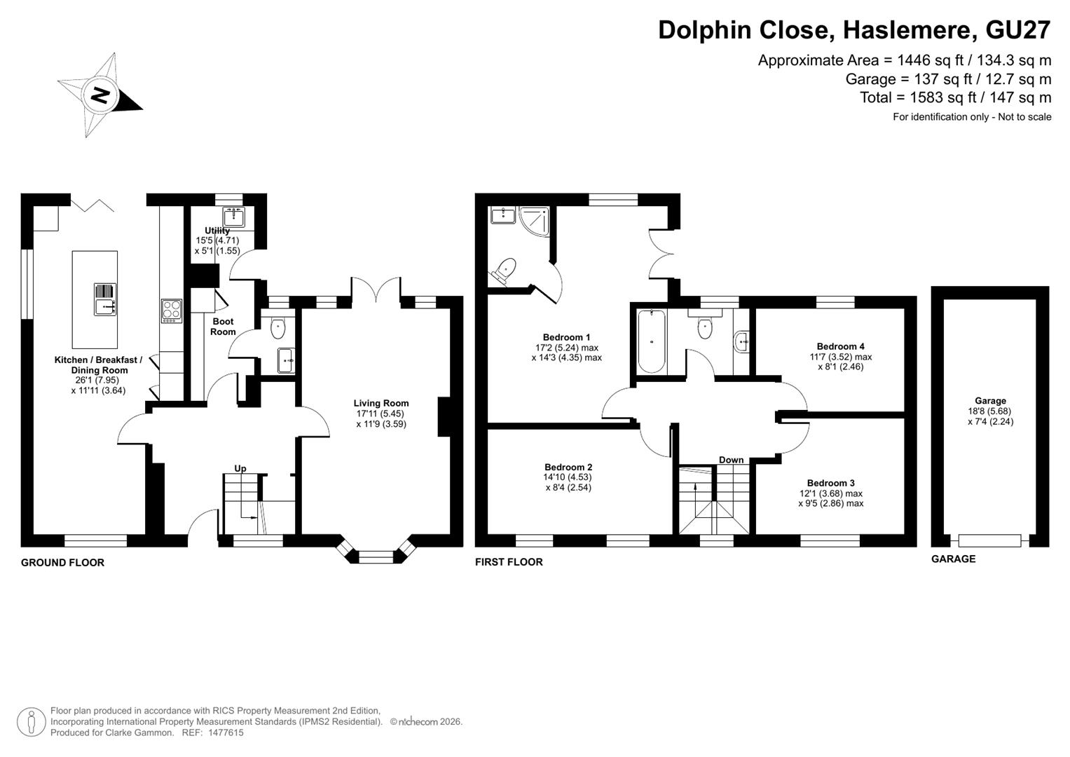 9, Dolphin Close, Haslemere floorplan