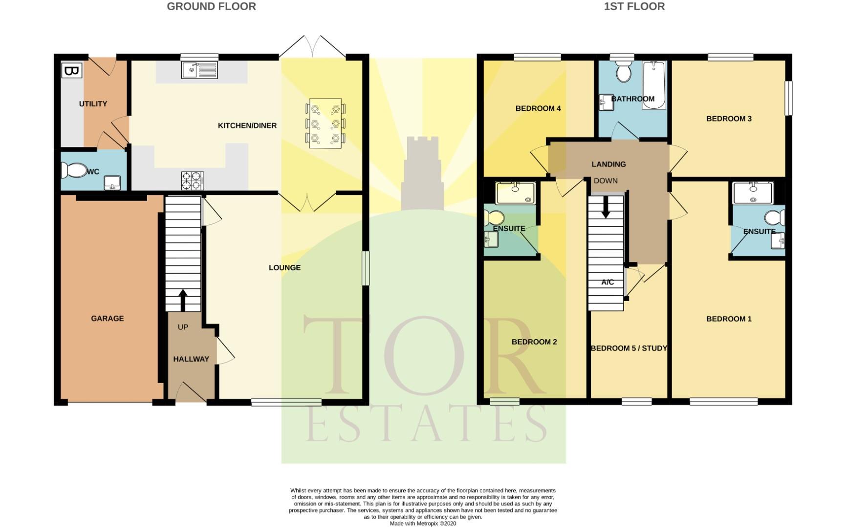 5, Moccasin Way, Street floorplan