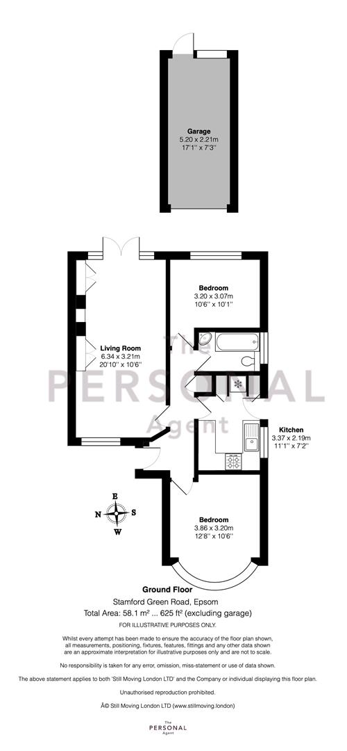 Stamford Green Road, Epsom KT18, 2 bedroom for sale