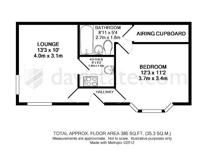 Flat 1, 24 Greys Road,, Henley-On-Thames, Oxfordshire floorplan