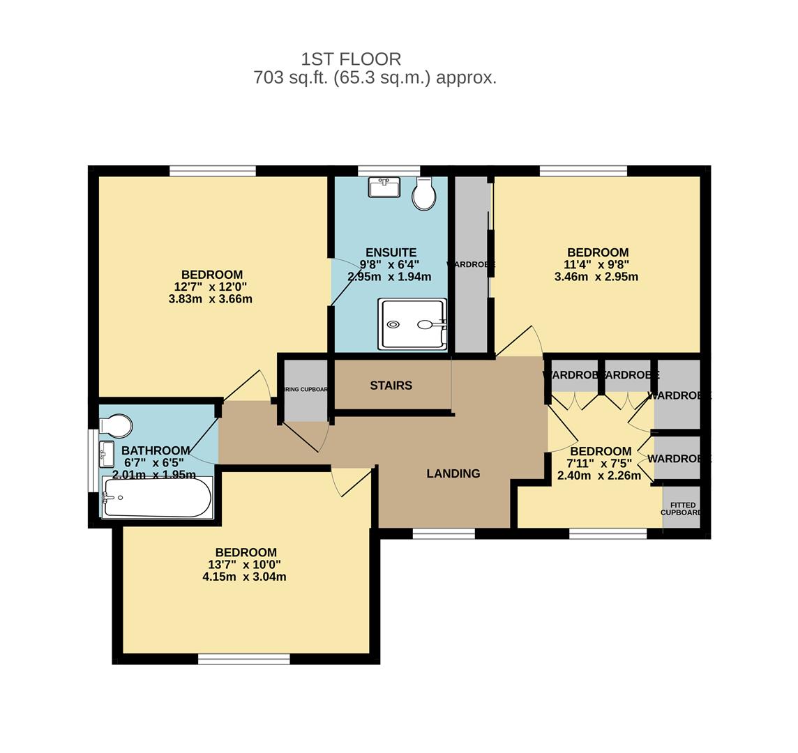 14, Churchfields, Chepstow floorplan