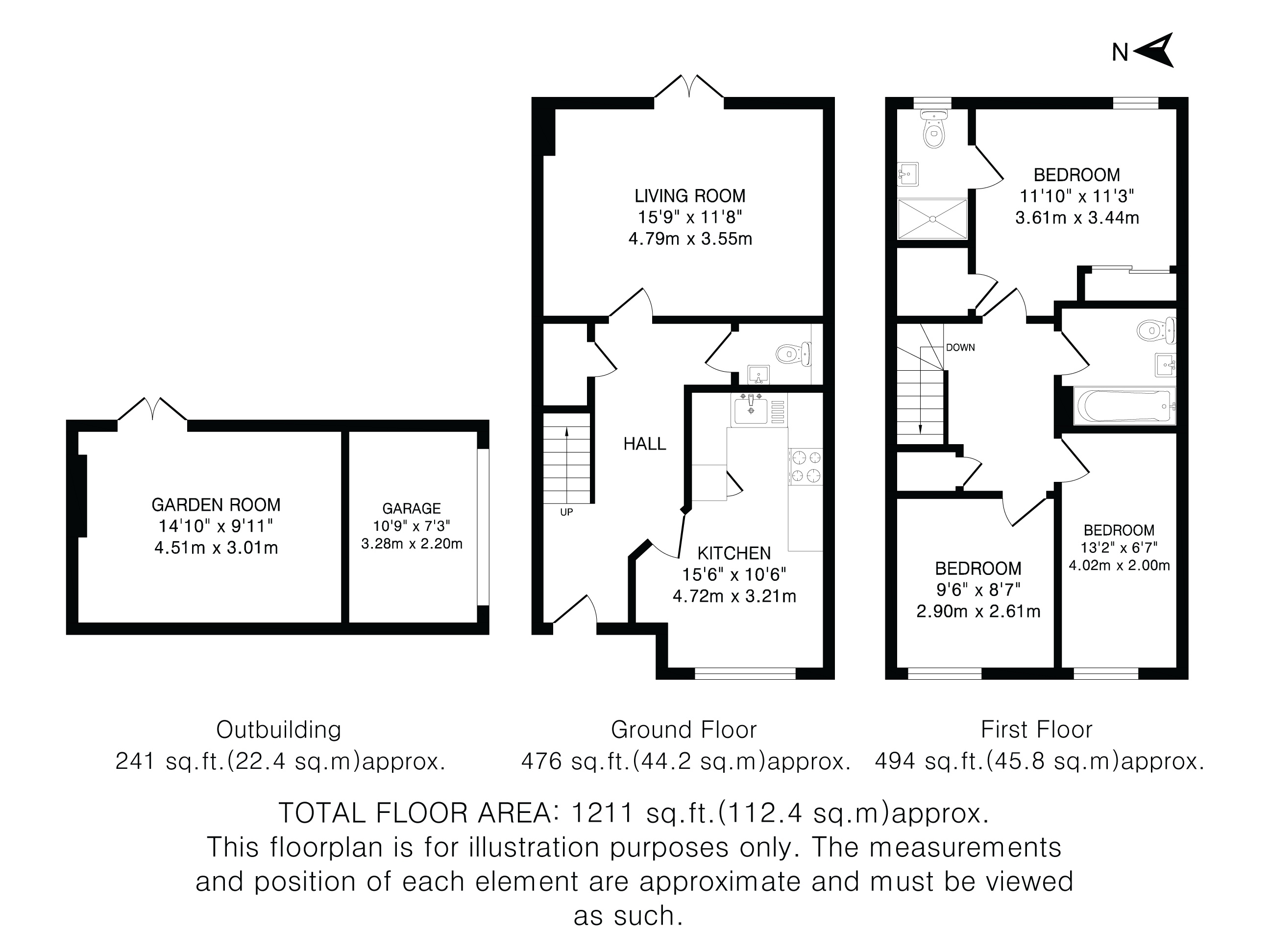 16, Alfred Row, Fairfield floorplan