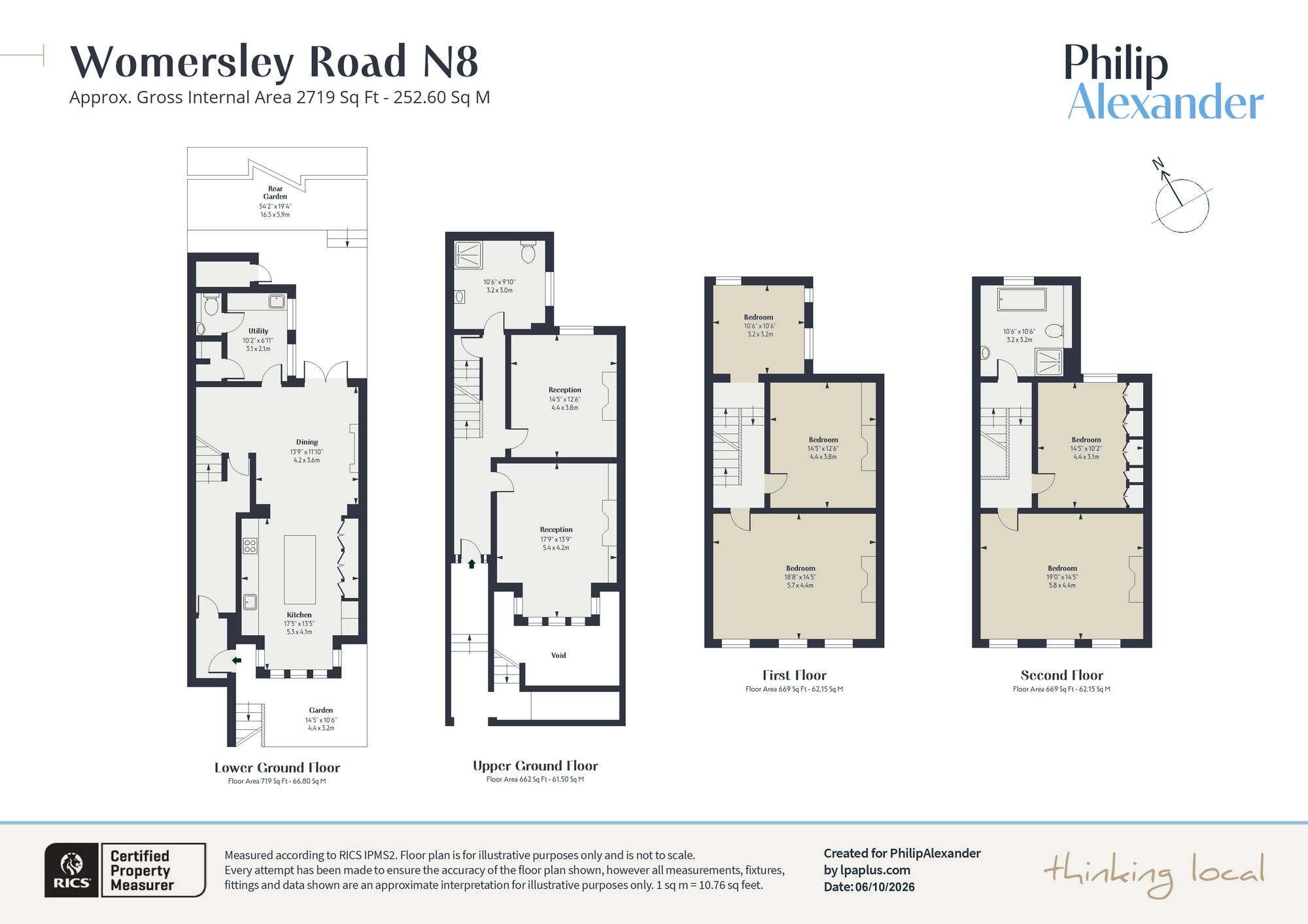 10 Womersley Road, London floorplan