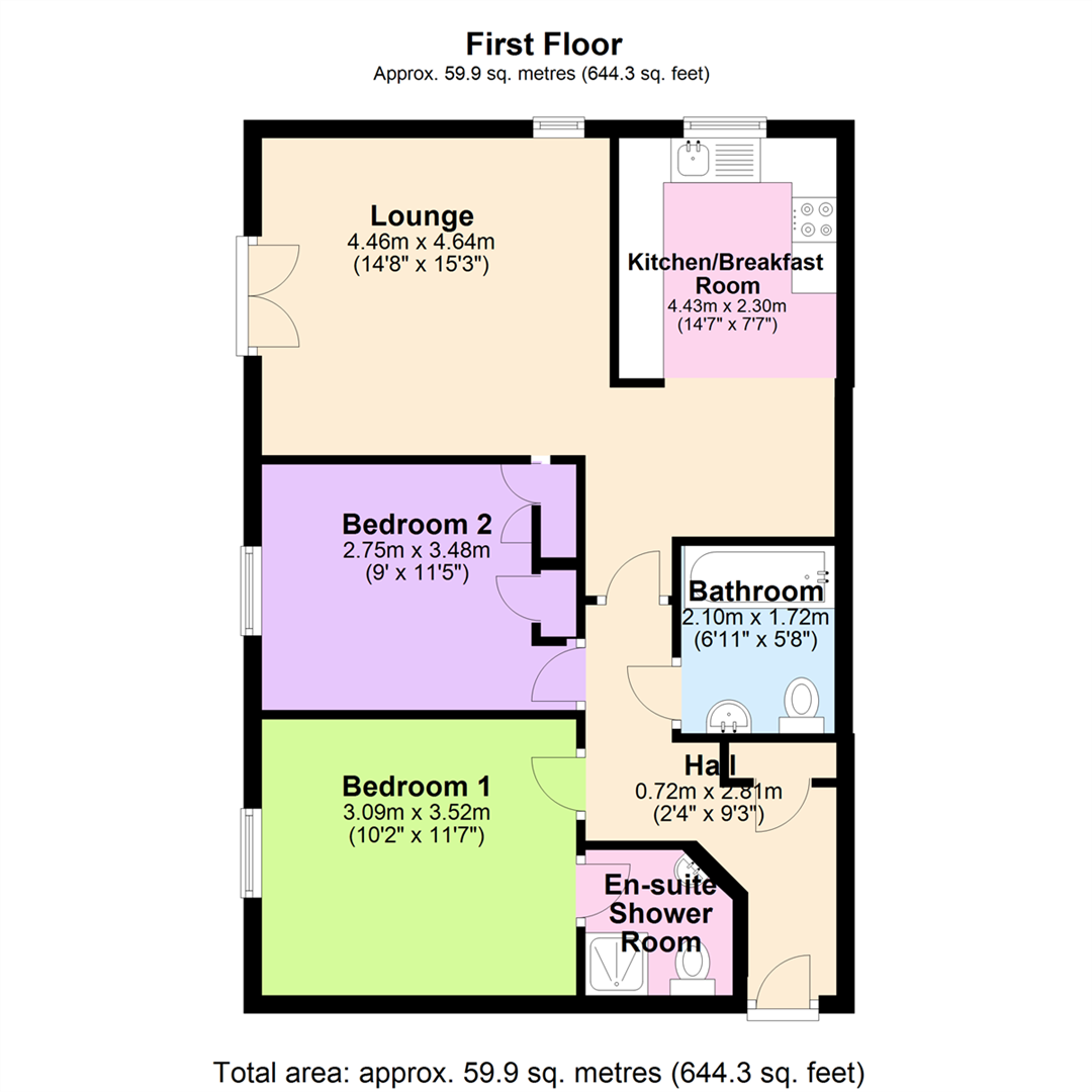 2 Bedrooms Flat for sale in Edenhurst Apartments, Manchester Road, Haslingden, Rossendale BB4