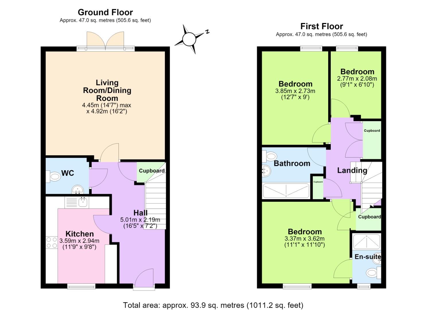 65, Harvest Drive, Nottingham floorplan
