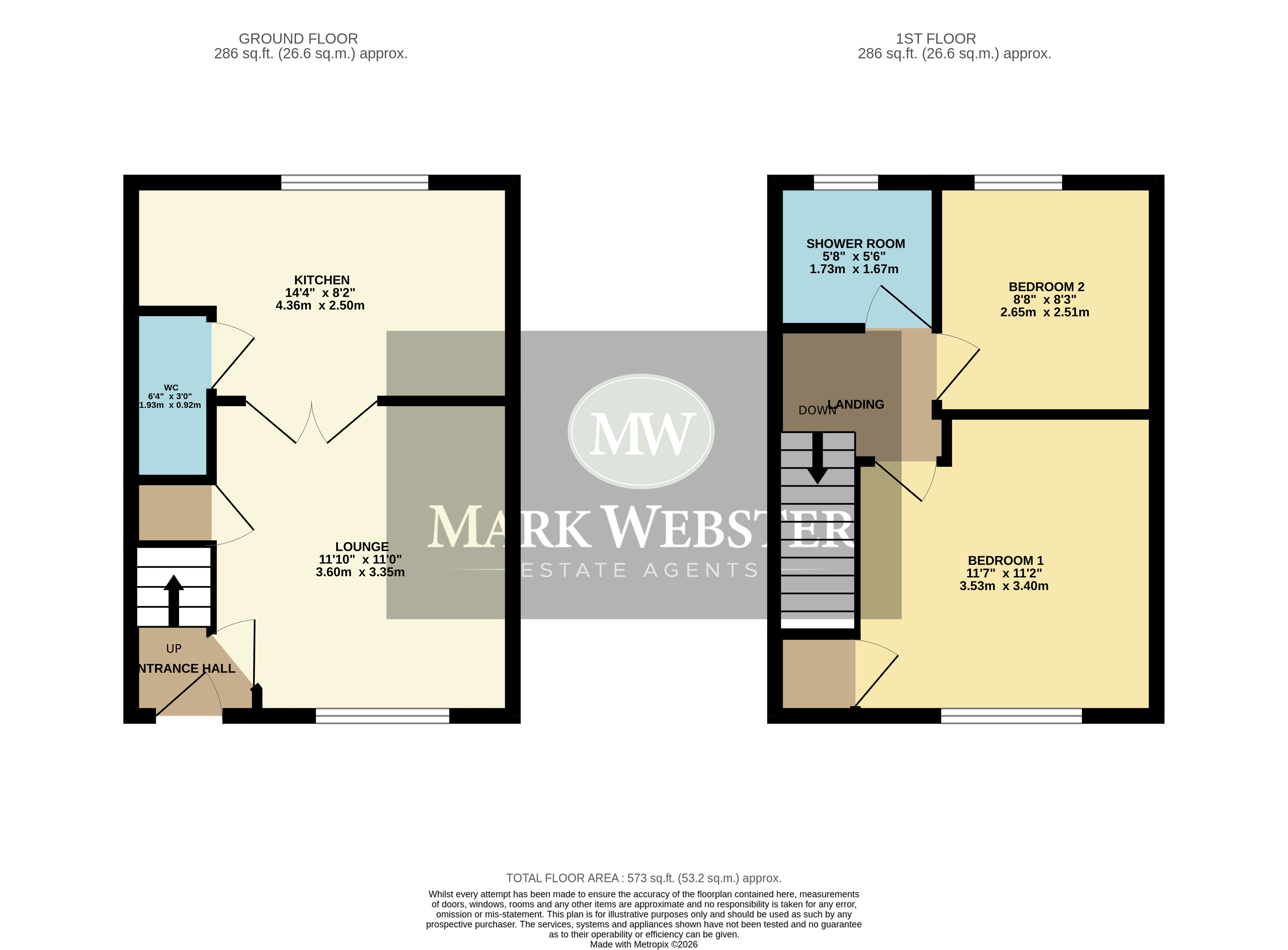 109a, Coleshill Road, Atherstone floorplan