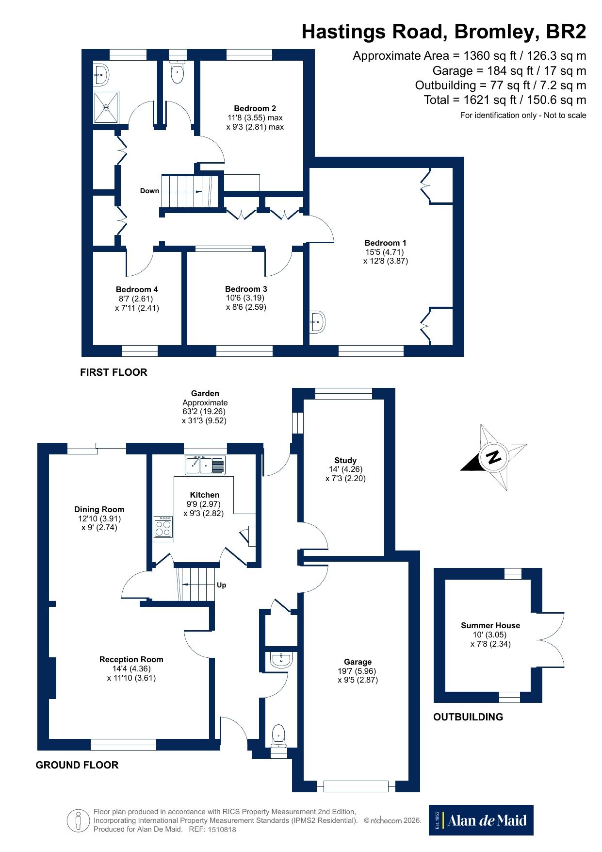 11, Hastings Road, Bromley floorplan