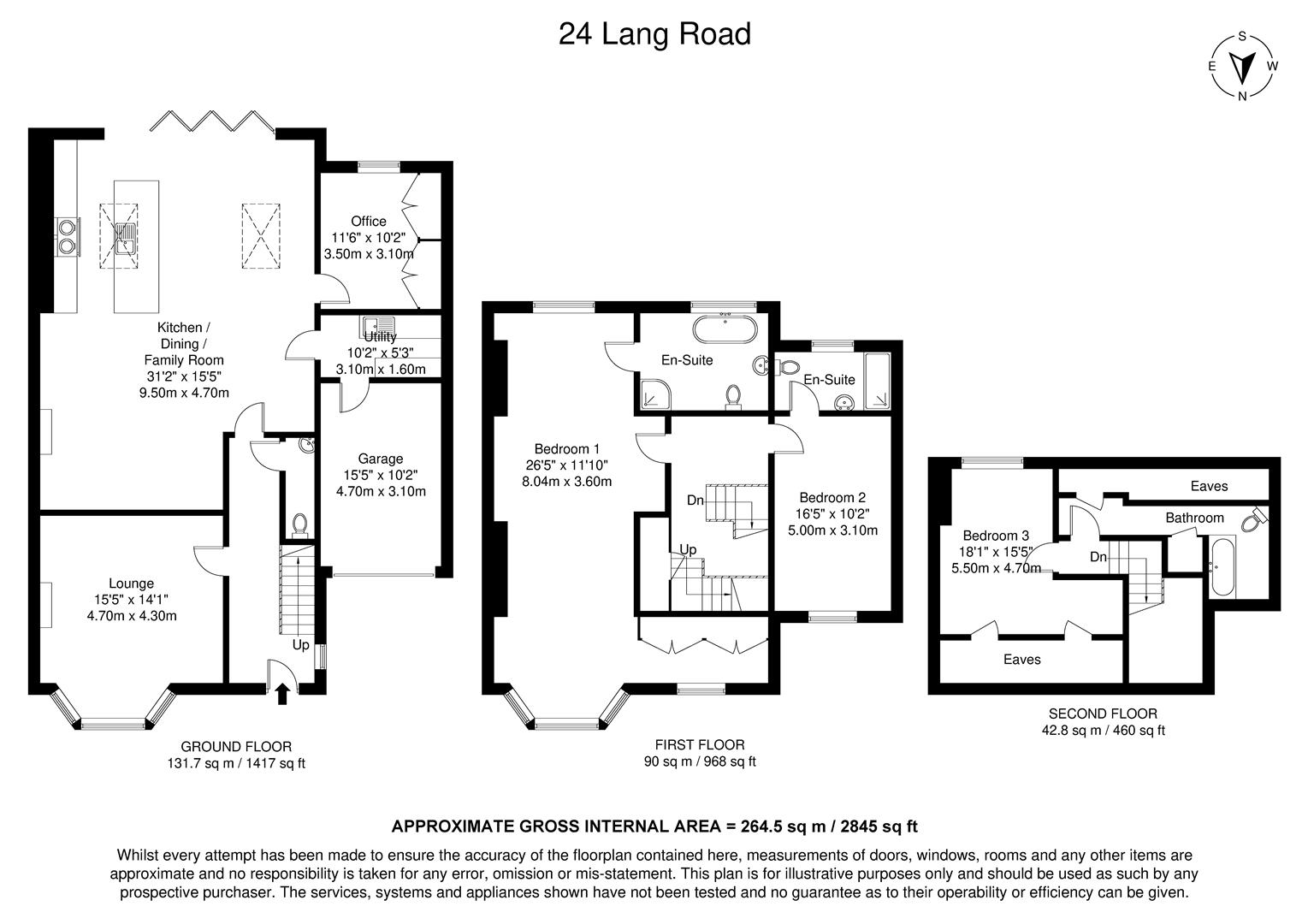 24, Lang Road, York floorplan