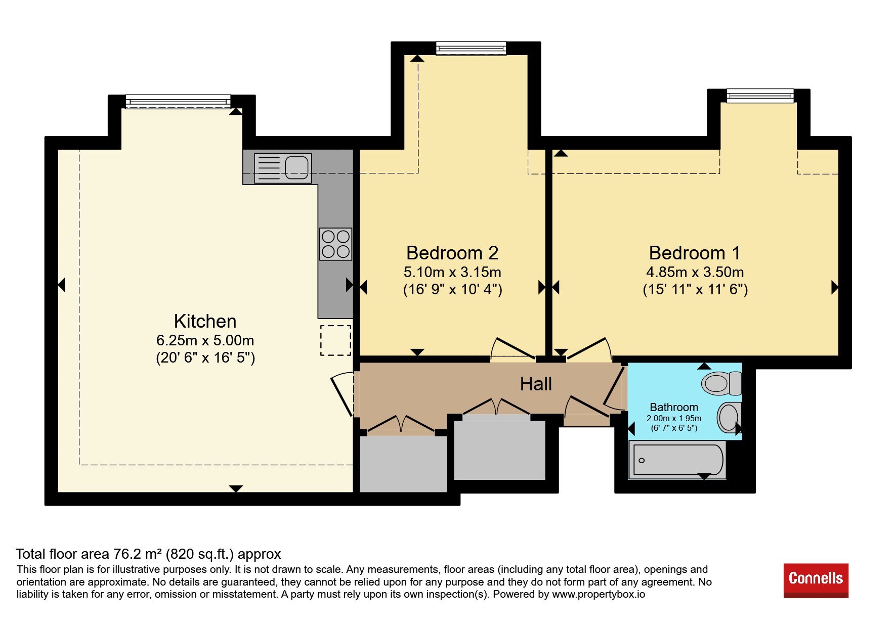 Flat 9, 21, Kenyon Way, SLOUGH floorplan