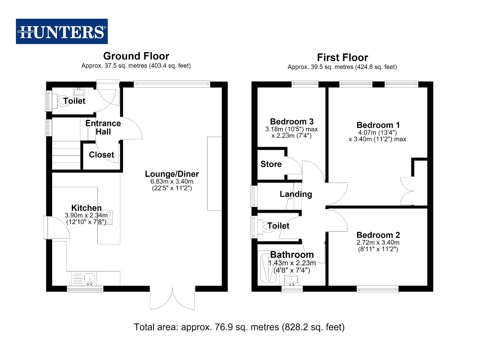 3, Moxon Close, Pontefract floorplan