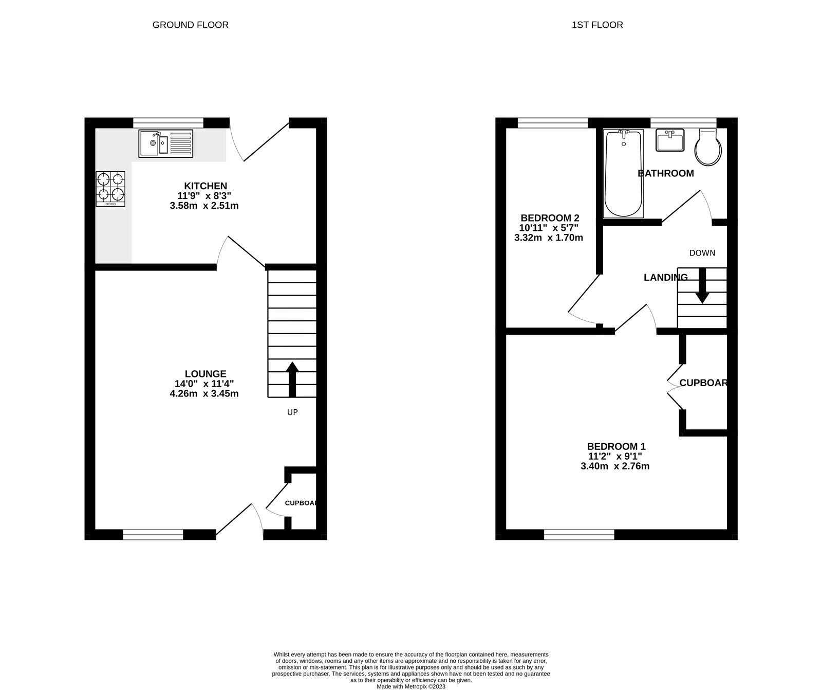 Kingfisher Close, Farnborough, Hampshire GU14, 2 bedroom terraced house