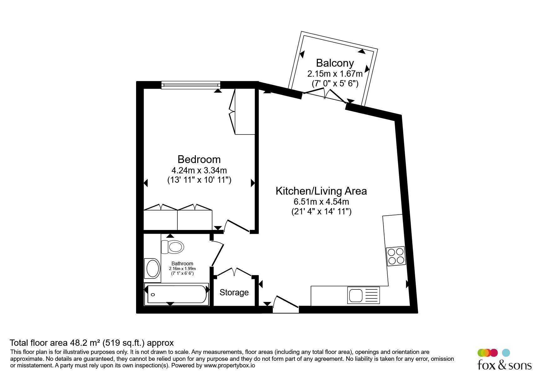 Apartment 36, 4, The Furlong, Brighton floorplan