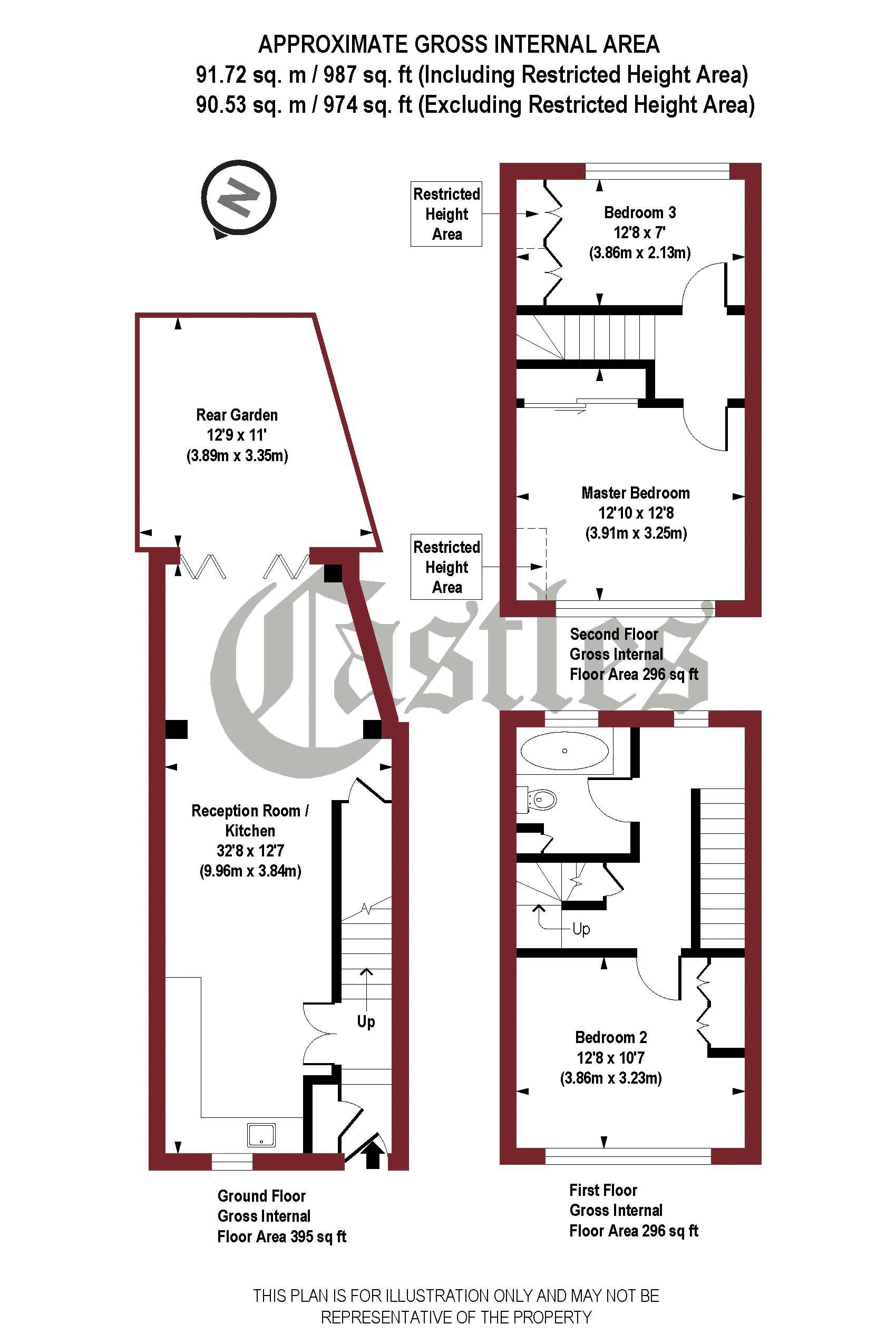 3 Bedrooms Terraced house for sale in Lynton Road, London N8