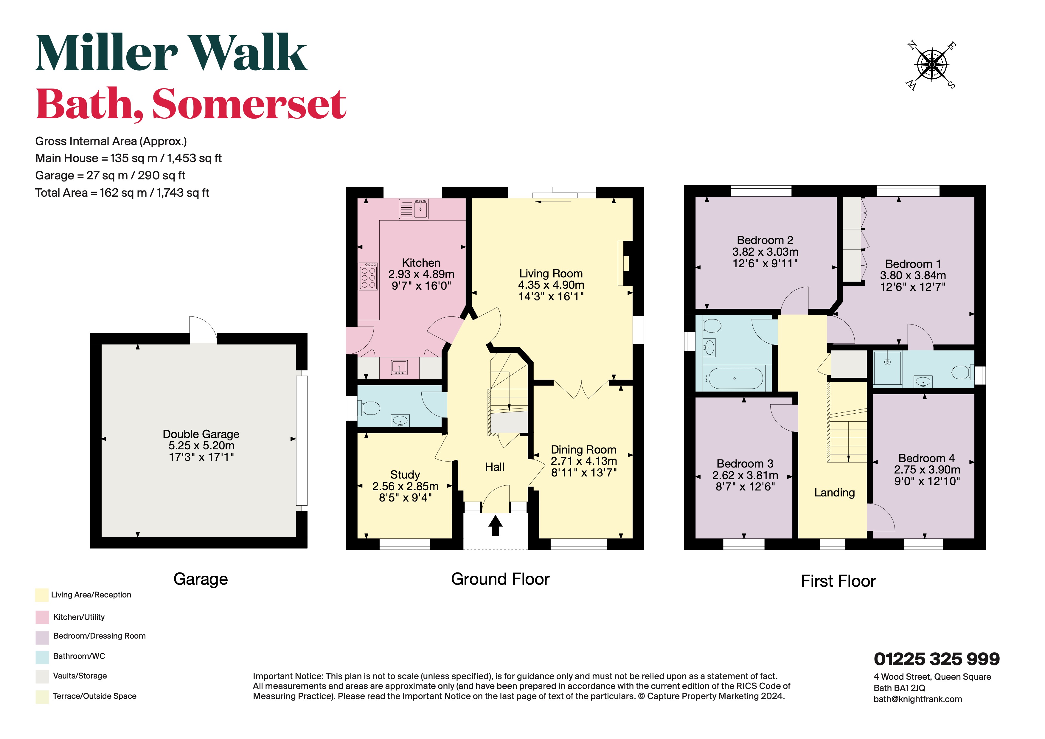 8, Miller Walk, Bath floorplan