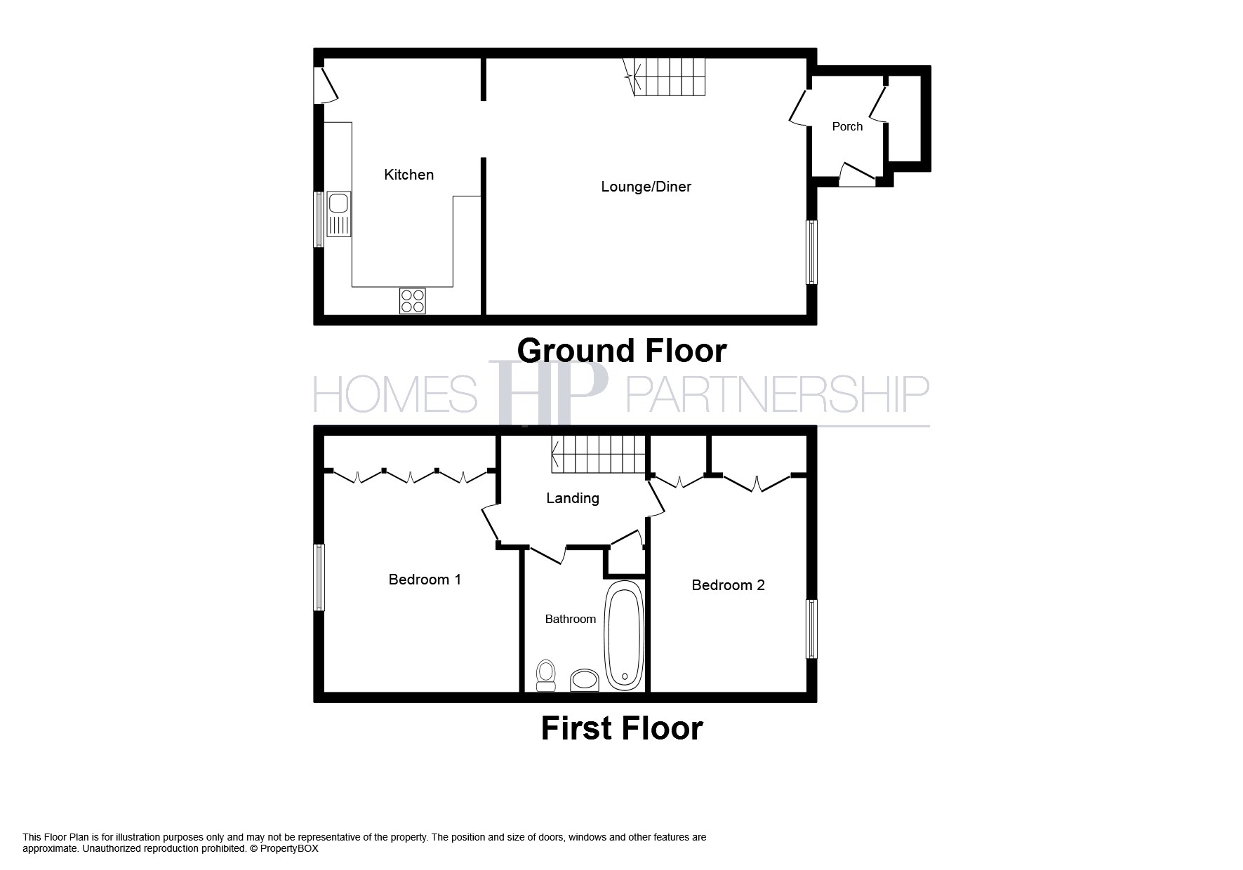 Kenilworth Close, Crawley RH11, 2 bedroom terraced house for sale