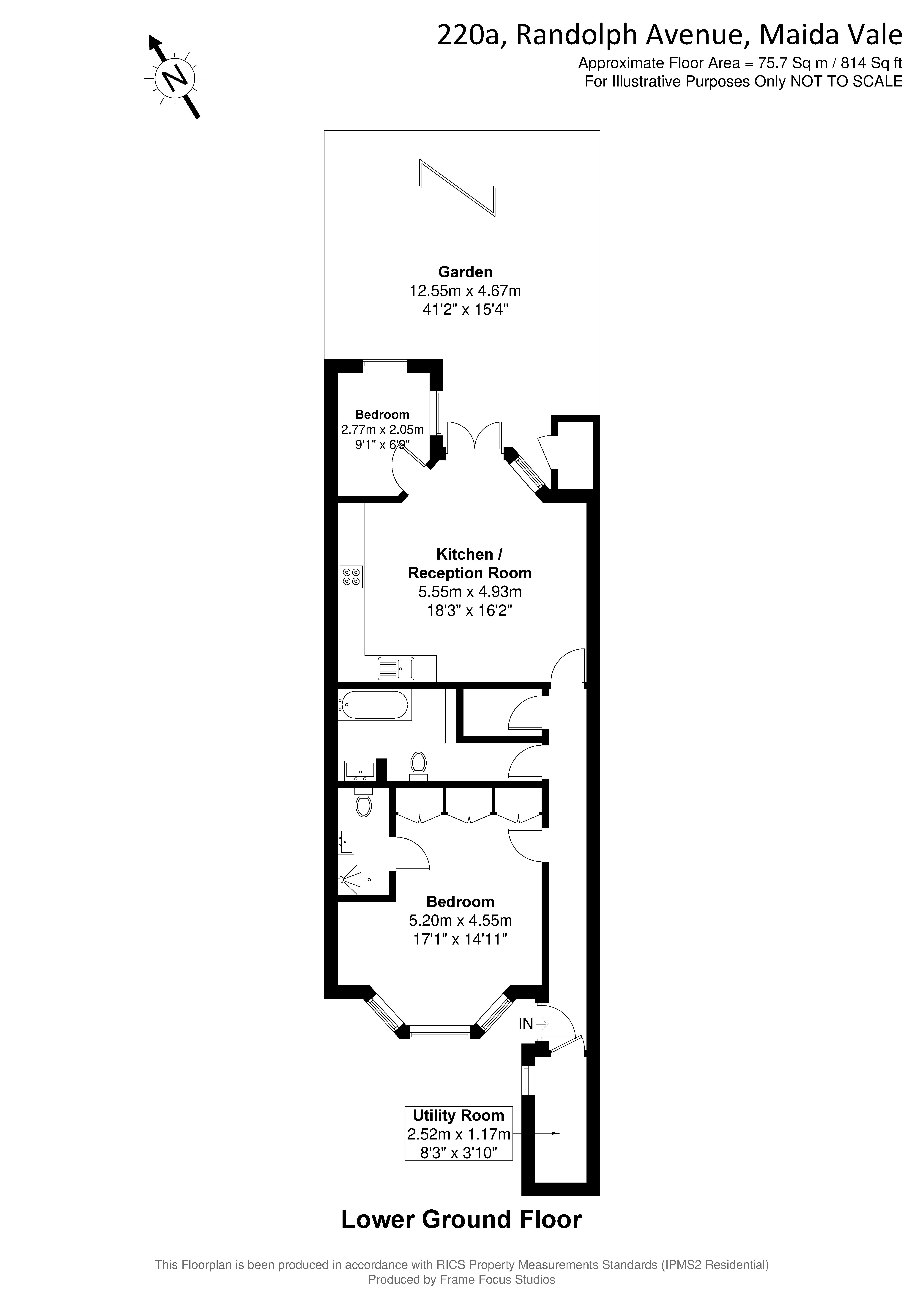220a, Randolph Avenue, London floorplan