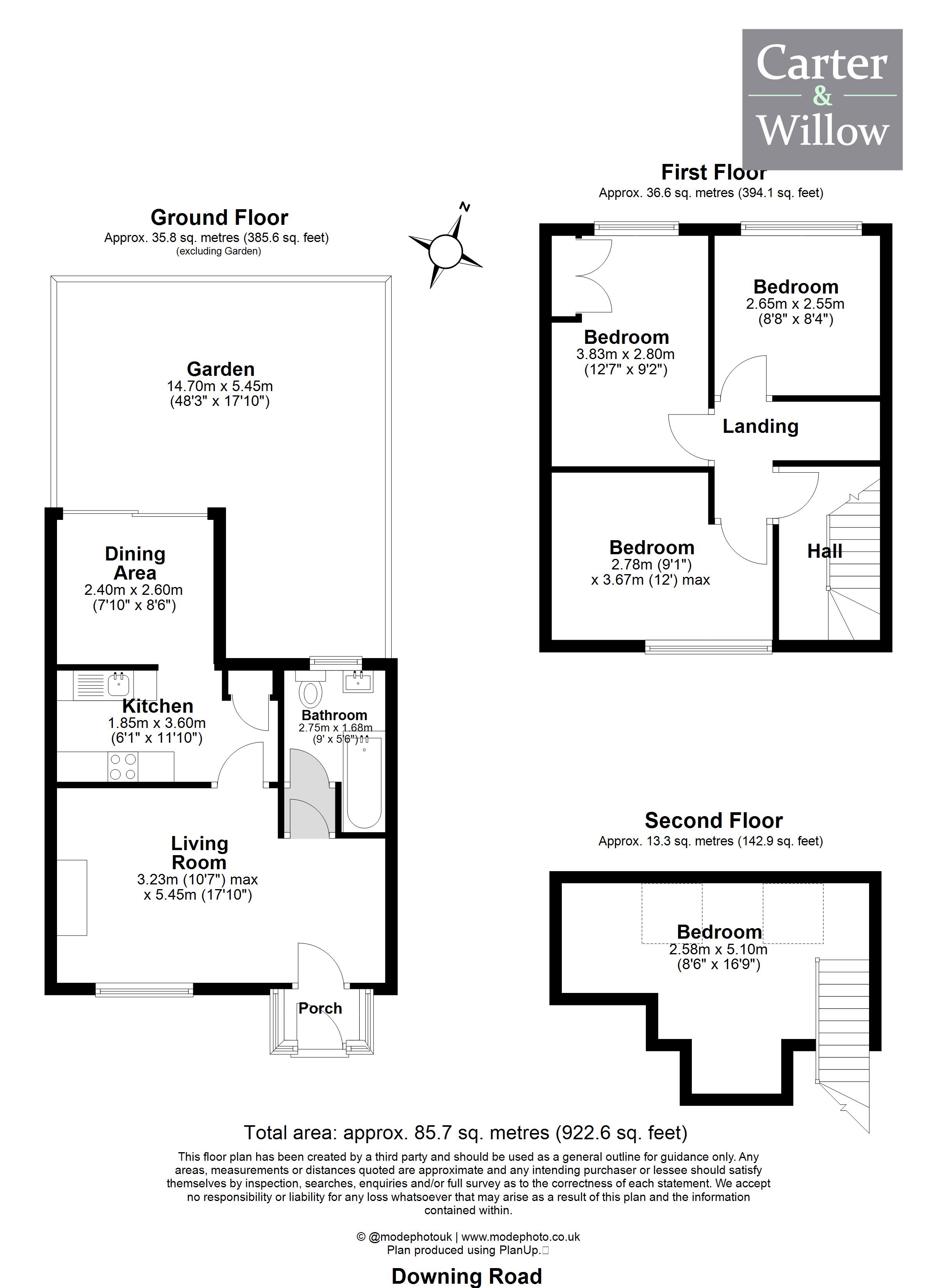 24, Downing Road, Dagenham floorplan