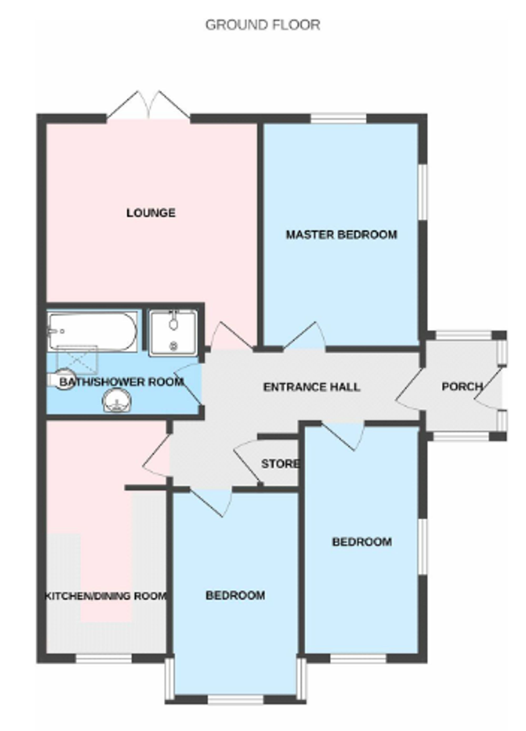 41, Western Rise, Telford floorplan