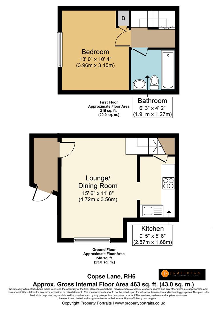 12 Woodlands, Copse Lane, Horley floorplan