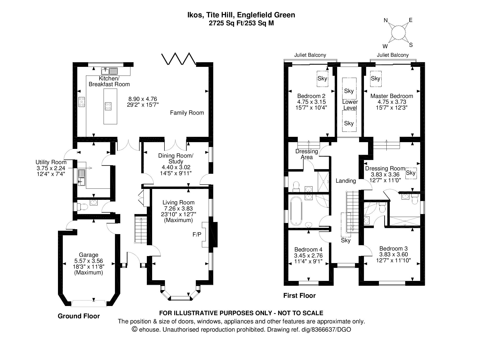 4 Bedrooms Detached house for sale in Tite Hill, Englefield Green, Egham TW20