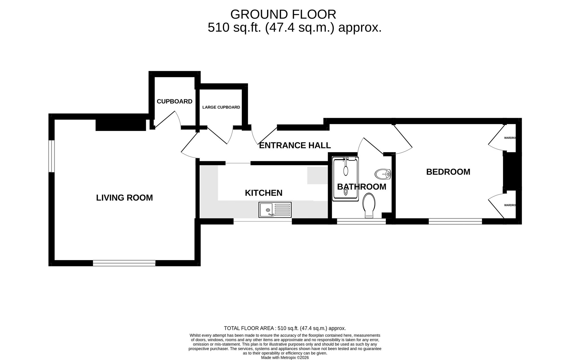 Flat 33, Hucclecote Mews, Gloucester floorplan
