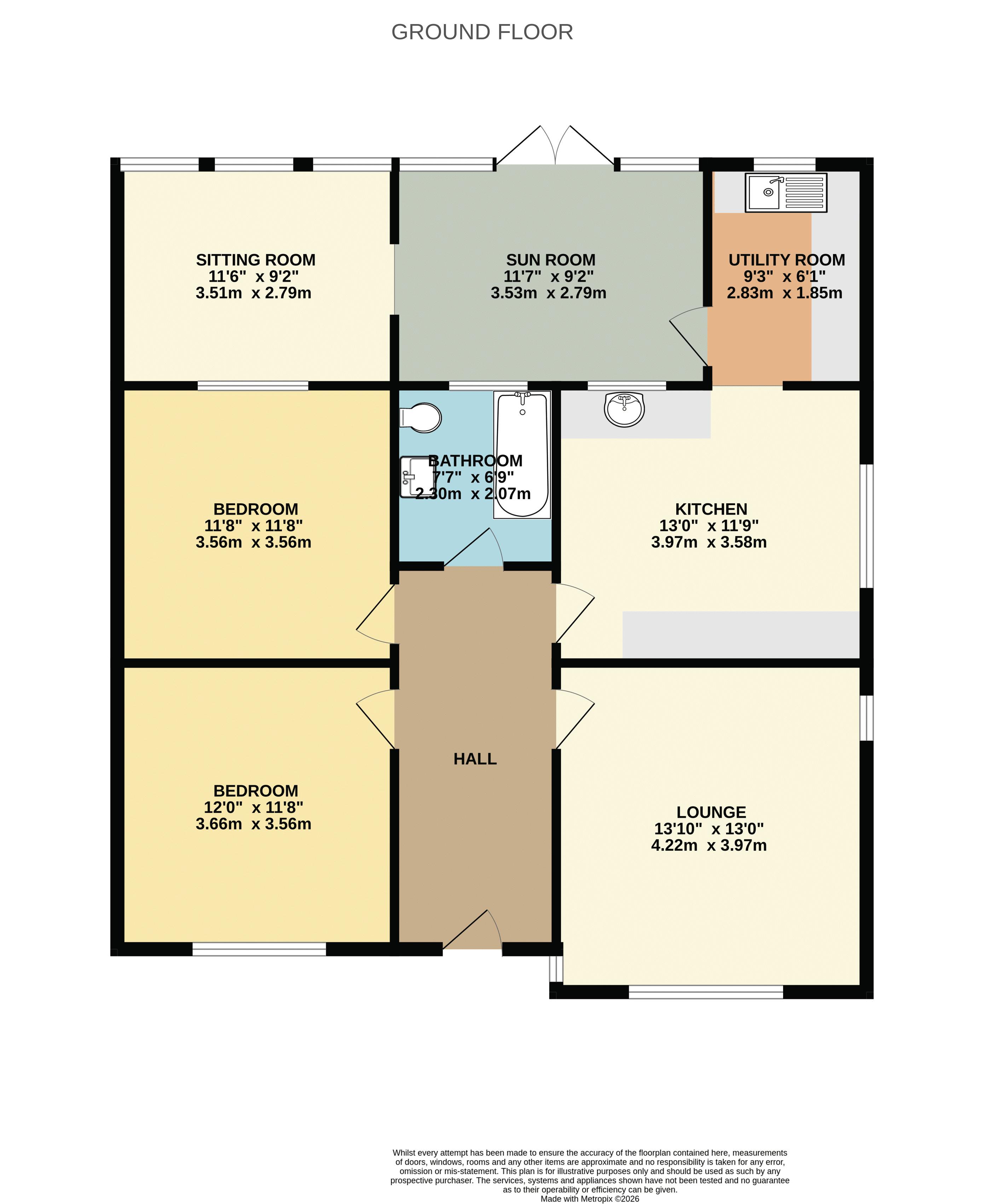 57, Northlands Road, Scunthorpe floorplan