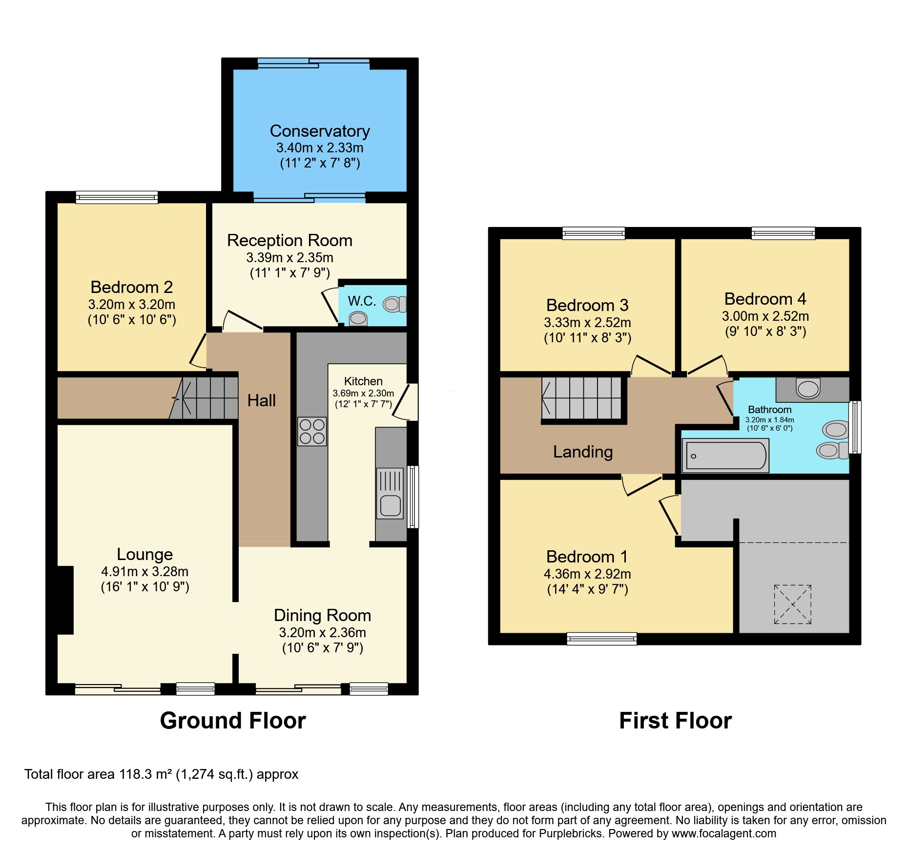 33, Queensgate Drive, Oldham floorplan