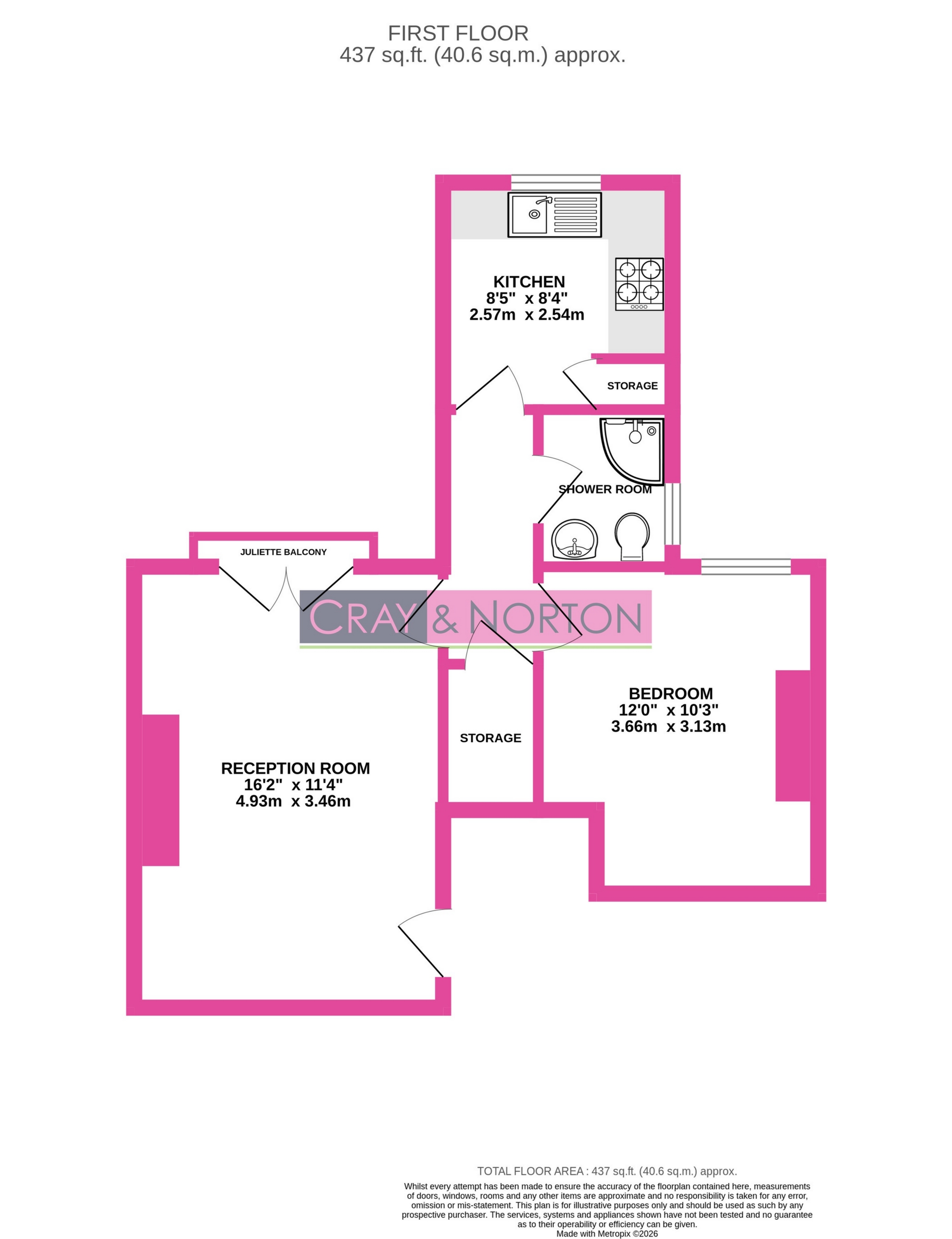 Flat 3 23, St Augustines Avenue, Croydon floorplan