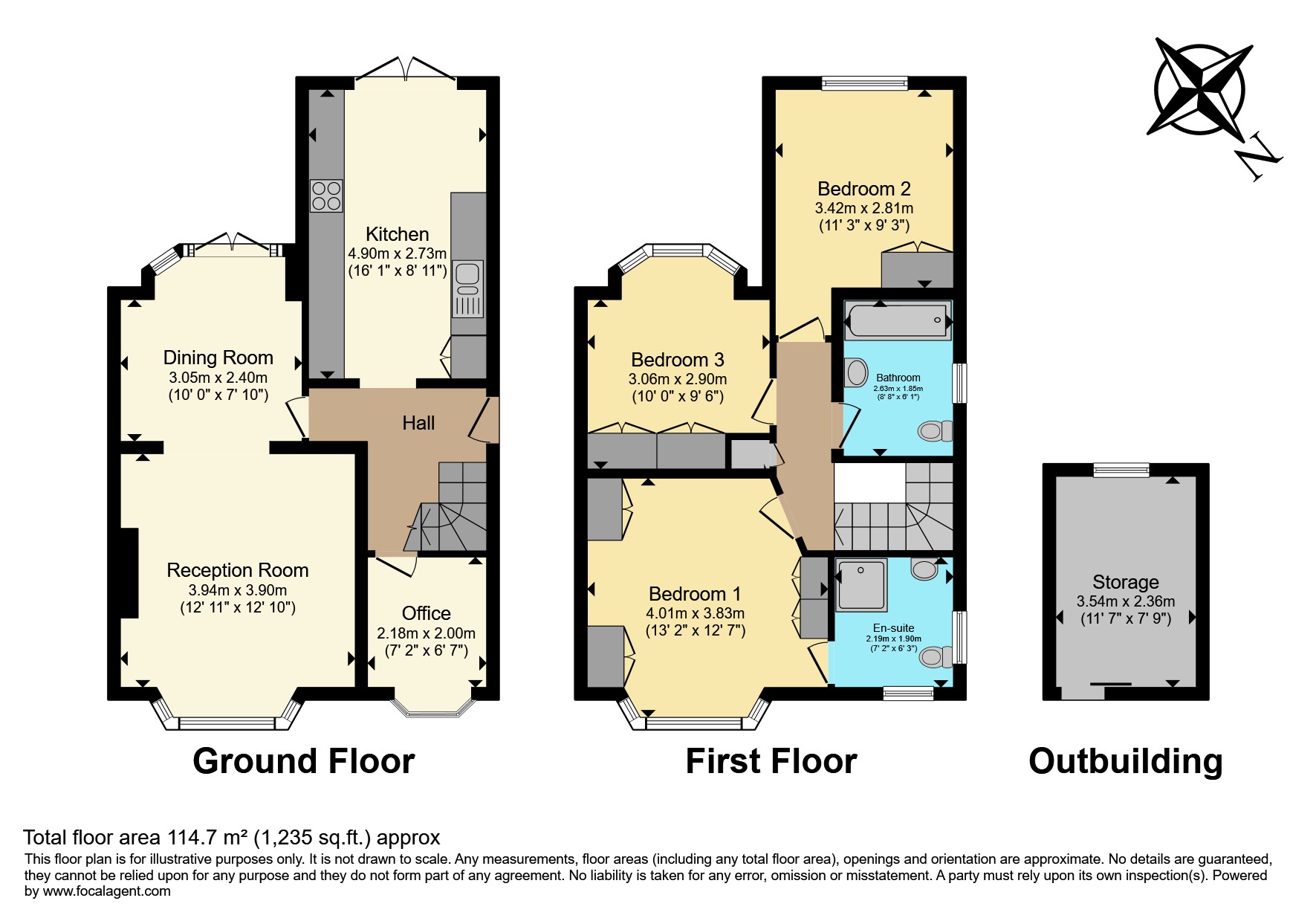 50, Lawrence Avenue, New Malden floorplan