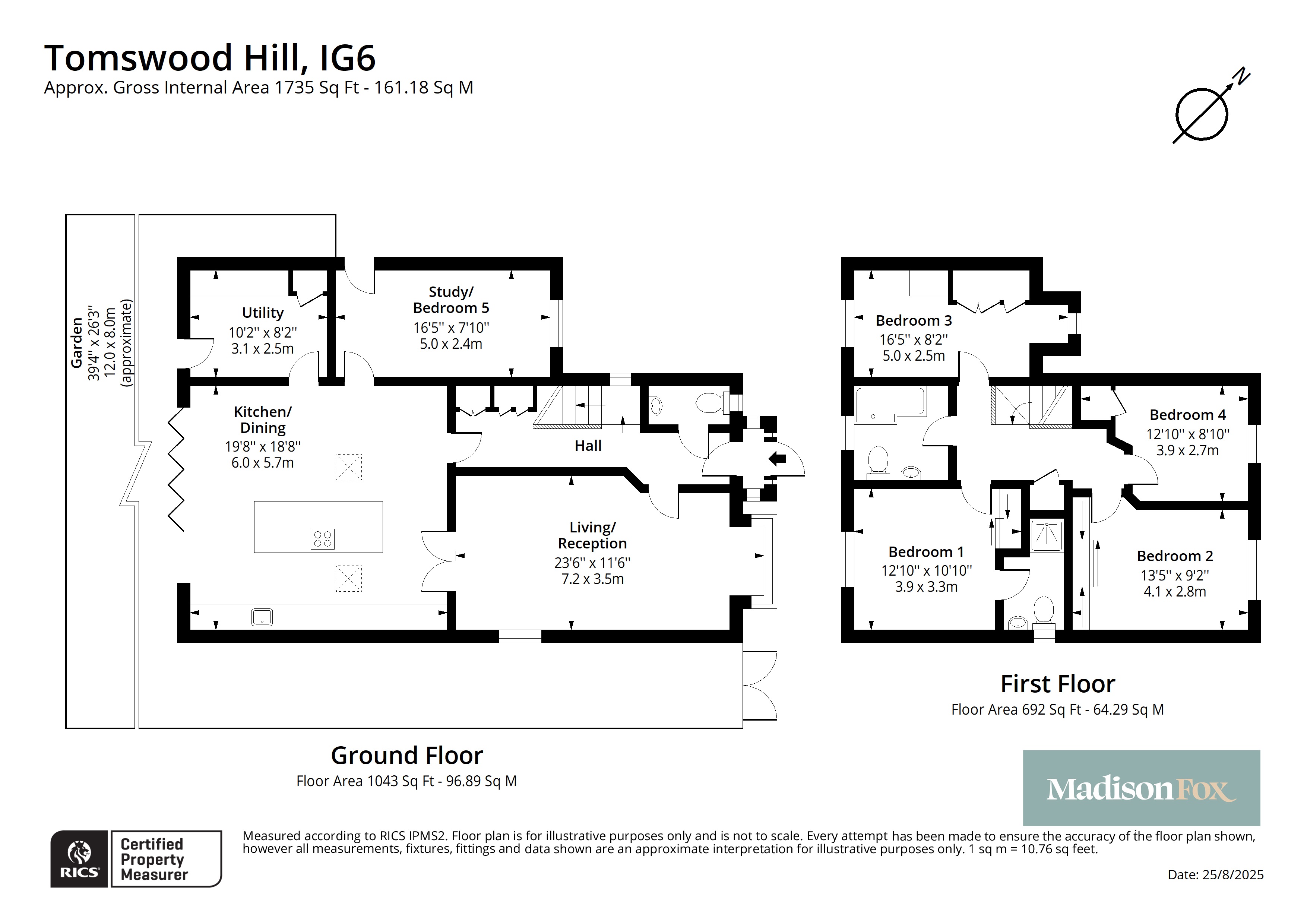 201, Tomswood Hill, Ilford floorplan