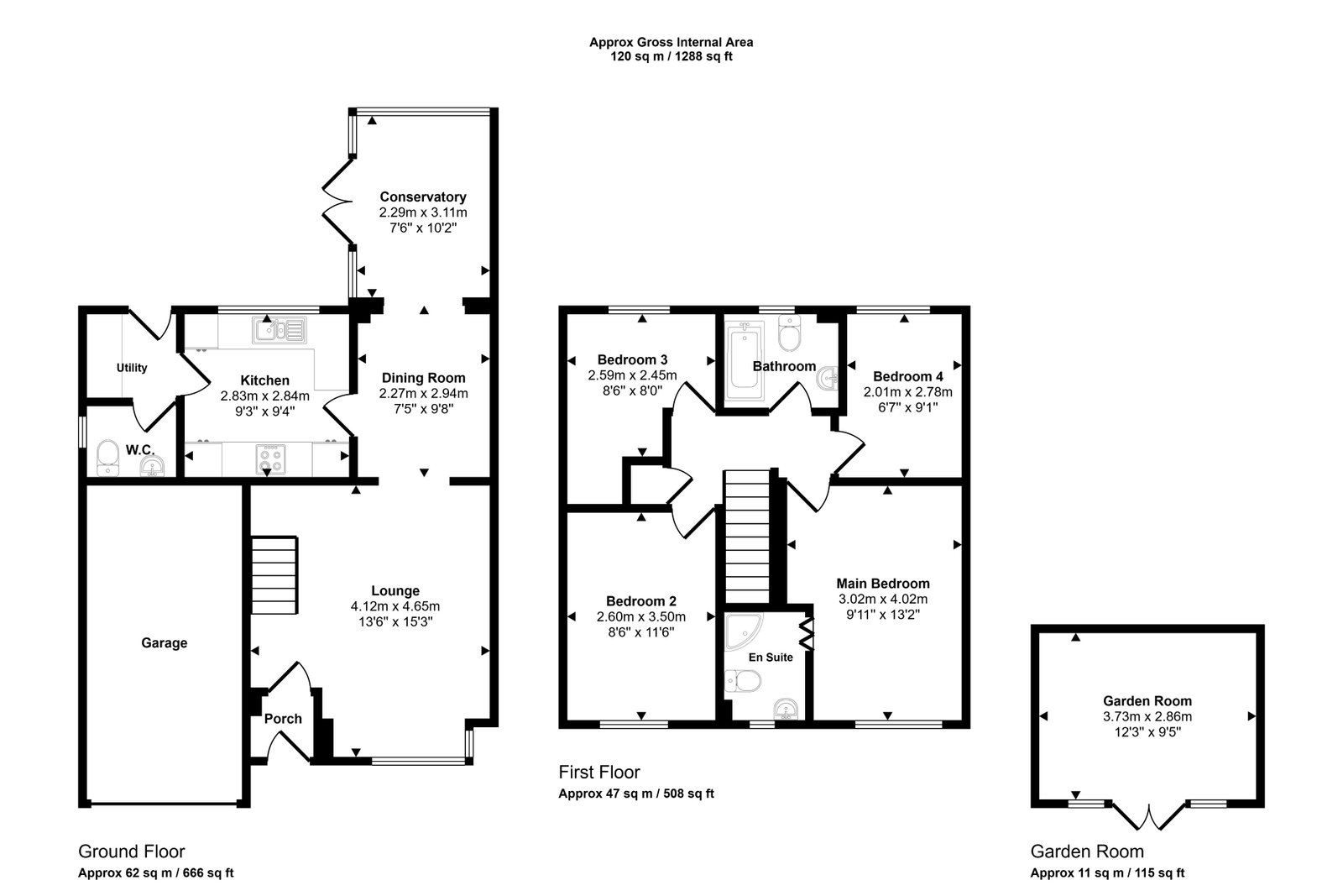 53, Wood Common Grange, Walsall floorplan