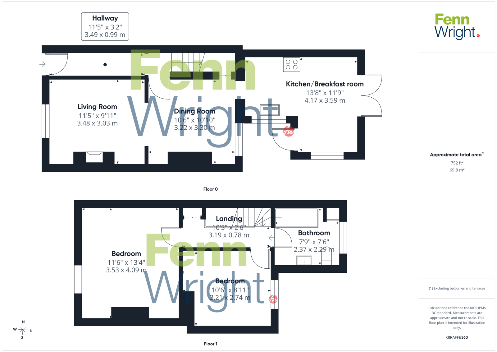 5, Roman Road, Essex floorplan