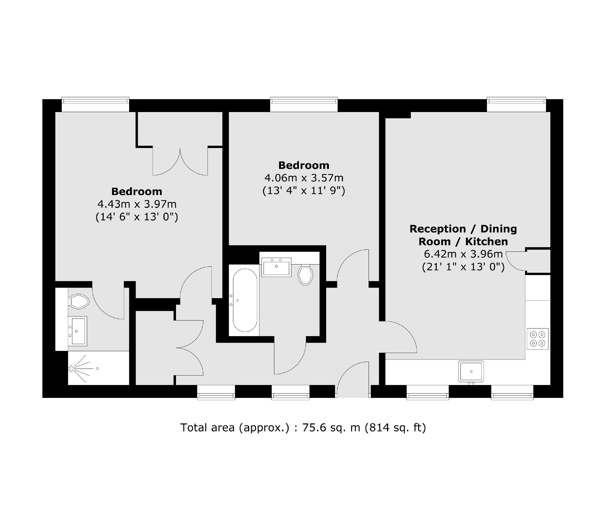 Hyde Lane, London SW11, 2 bedroom flat to rent 64773040 PrimeLocation