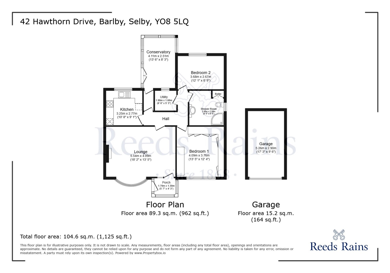 42, Hawthorn Drive, Selby floorplan