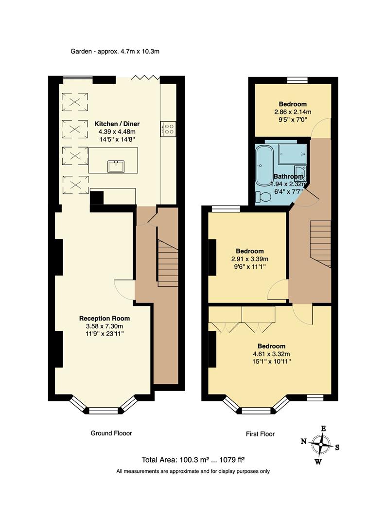 Evelyn Road, London floorplan