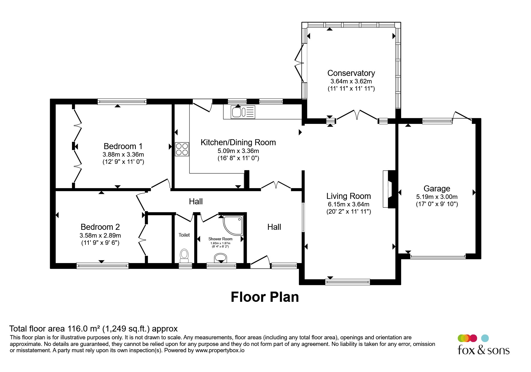 The Haven, School Path, Lewes floorplan