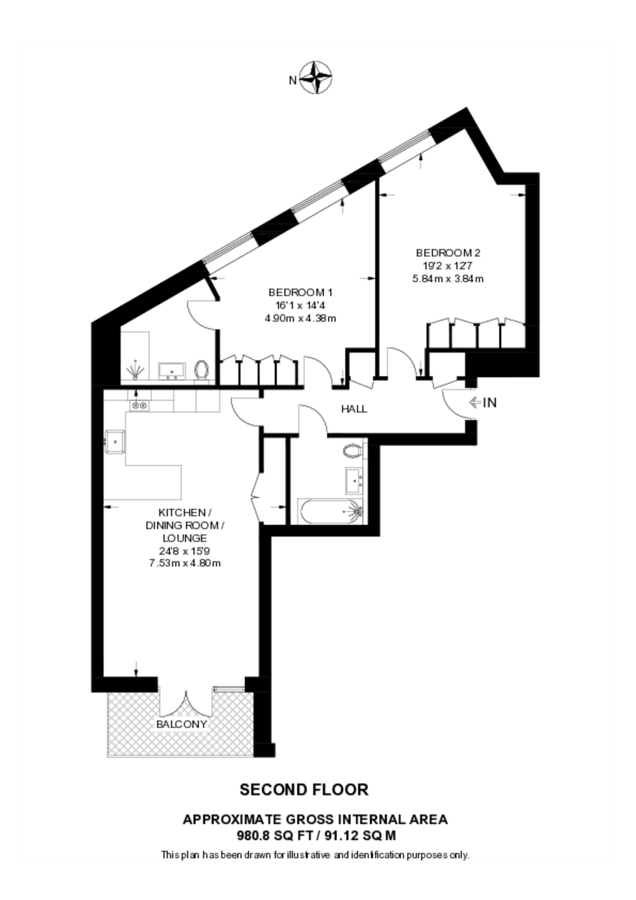 Whetstone Square, Finchley floorplan