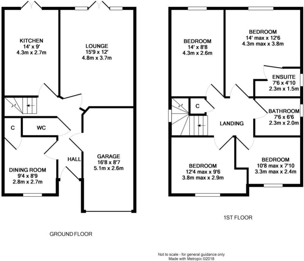 46, Kirkfields, Durham floorplan