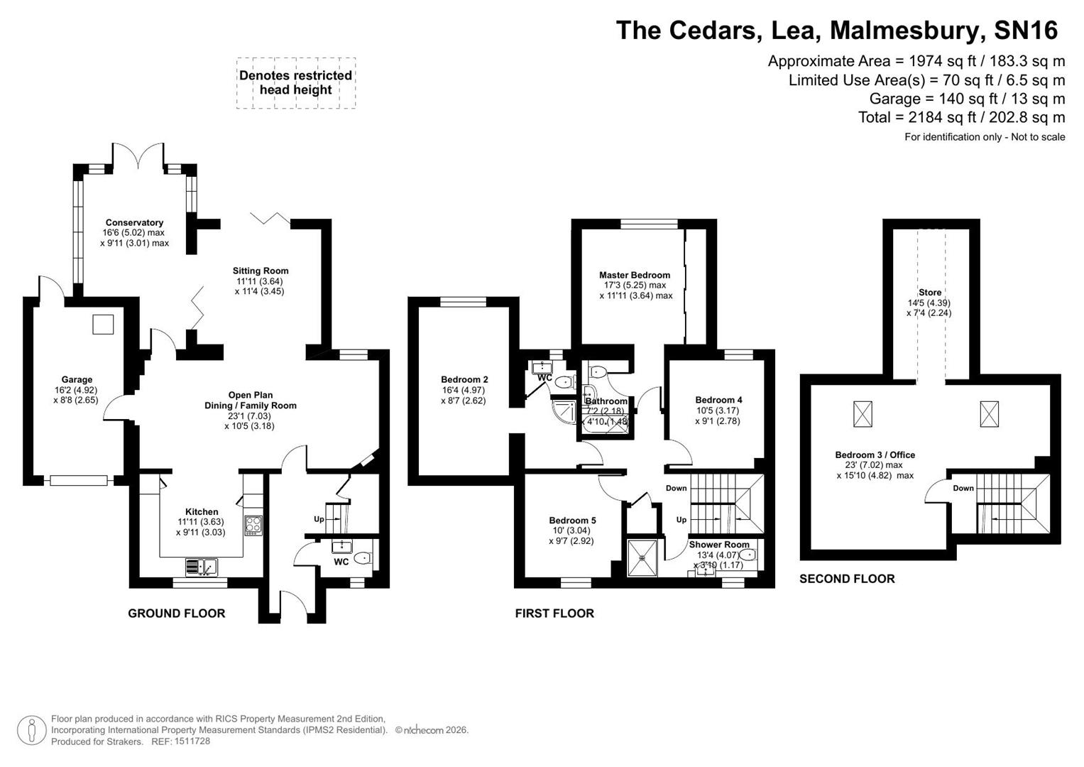 3, The Cedars, Lea floorplan